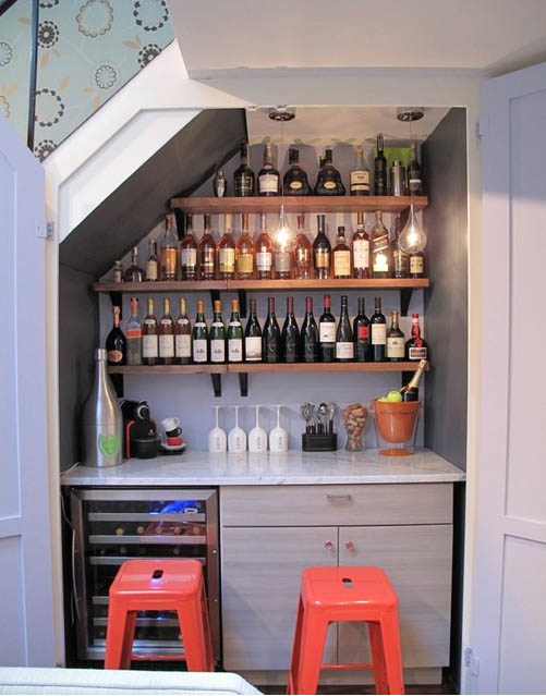 Turn Your Closet Into a Home Bar #closet #homedecor #decorhomeideas