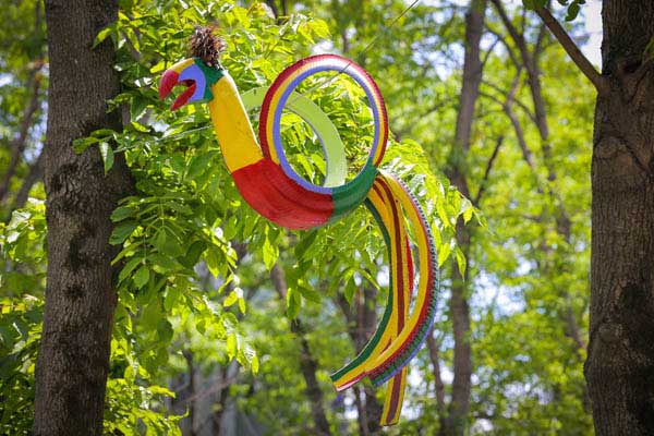 Parrot Garden Decor From Old Tire #garden #oldtires #decorhomeideas