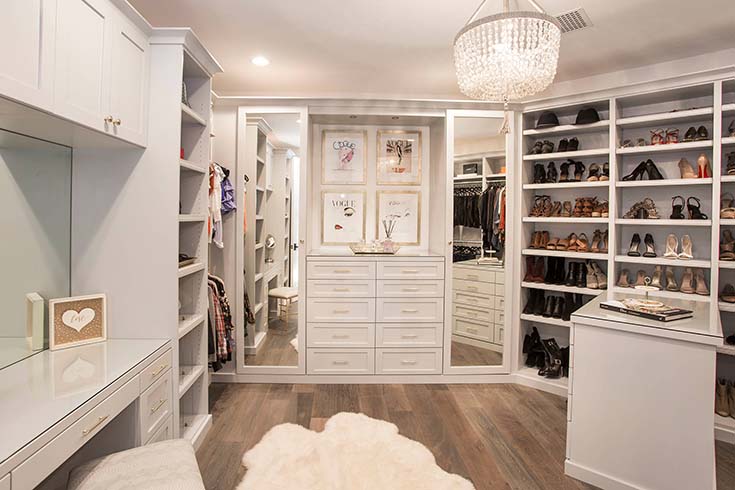 Stylish Walk In Closet #closet #storage #decorhomeideas