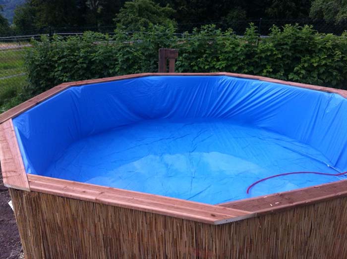 Swimming Pool Made Out Of Pallets Step 6