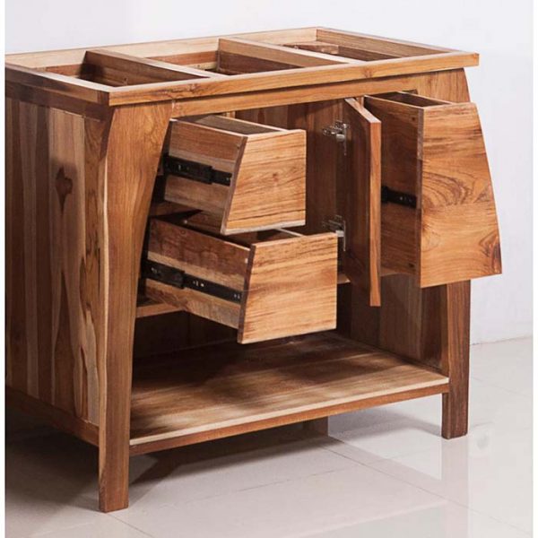 Bathroom Teak Vanity #bathroom #teak #decorhomeideas