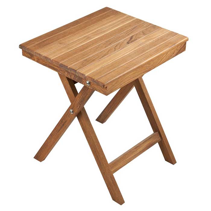 Teak Folding Stool