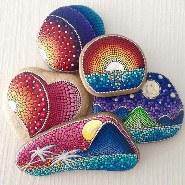 Creative Design Painted Rocks