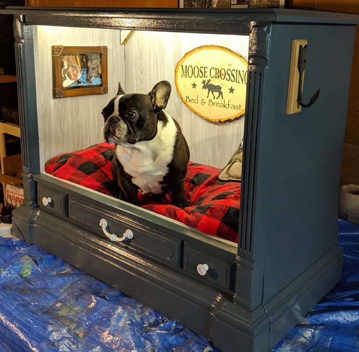 DIY Dog Bed French Bulldog