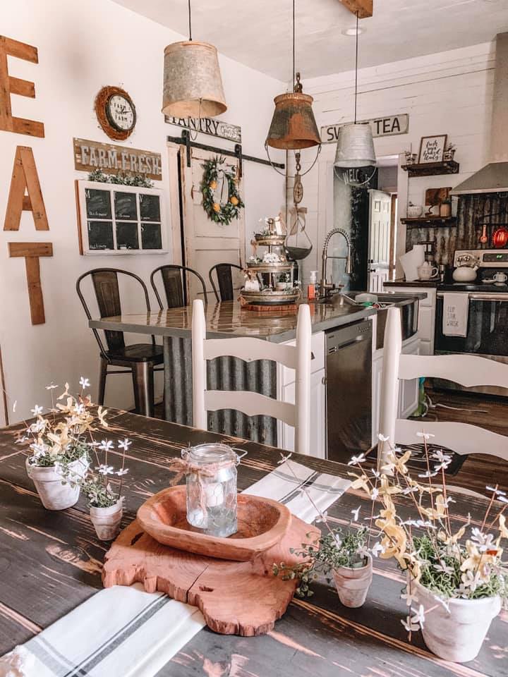 Farmhouse Renovation Kitchen #farmhouse #makeover #decorhomeideas