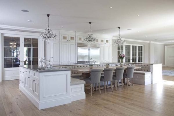 Kitchen Islands With Built In Seating, Booth Kitchen Island