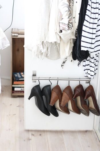 Hooks For Shoes #closet #organization #decorhomeideas