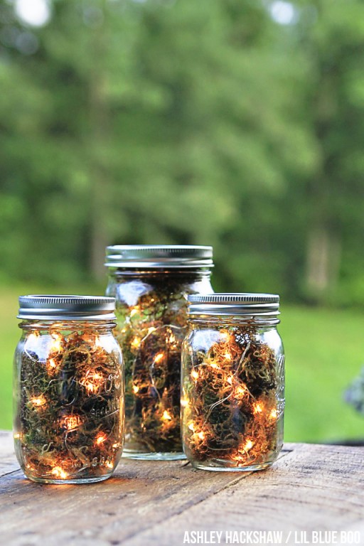 Mason Jar Firefly Lanterns #falldecor #masonjar #decorhomeideas
