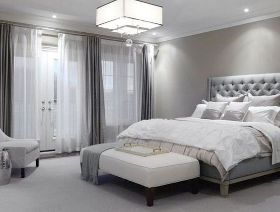 Silver and Grey Bedroom #bedroom #silver #decorhomeideas