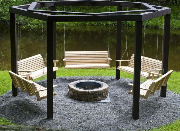 Fire Pit Swing