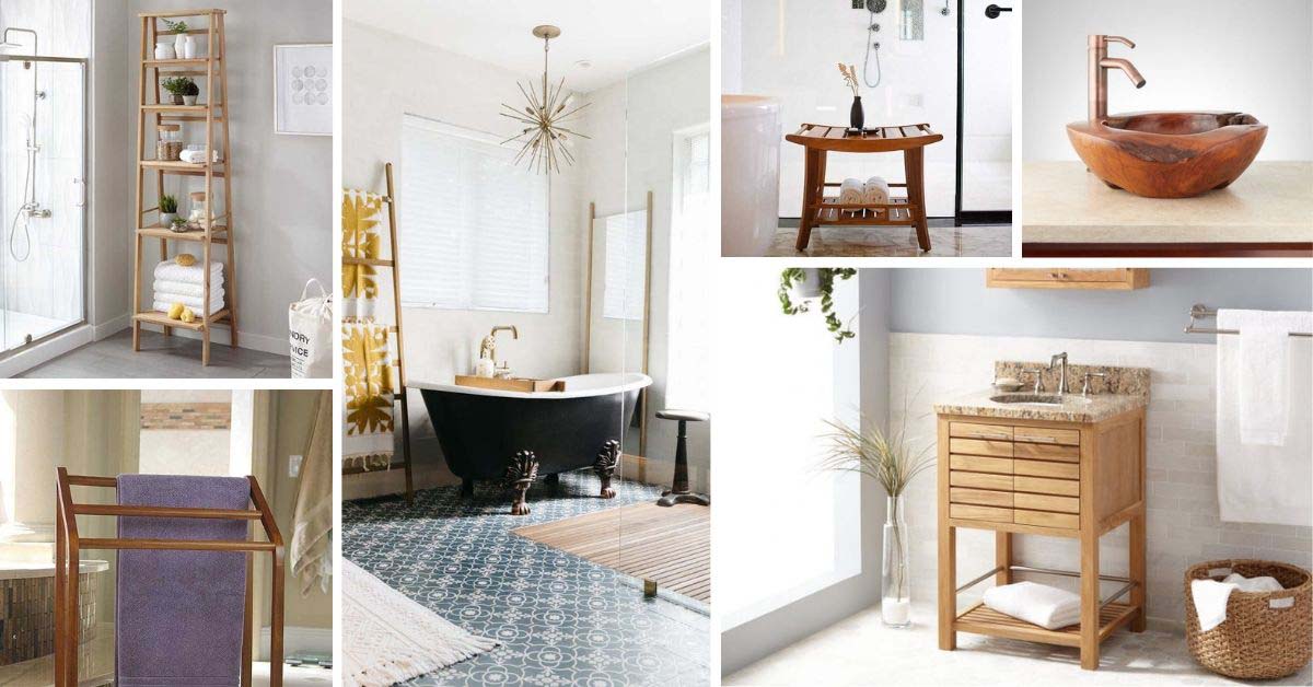 Best ways to spruce up your bathroom with teak