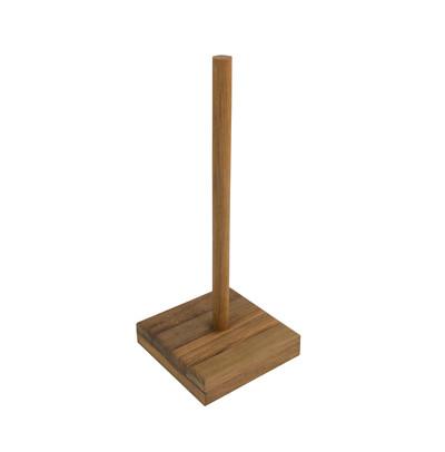 Teak Paper Towel Holder