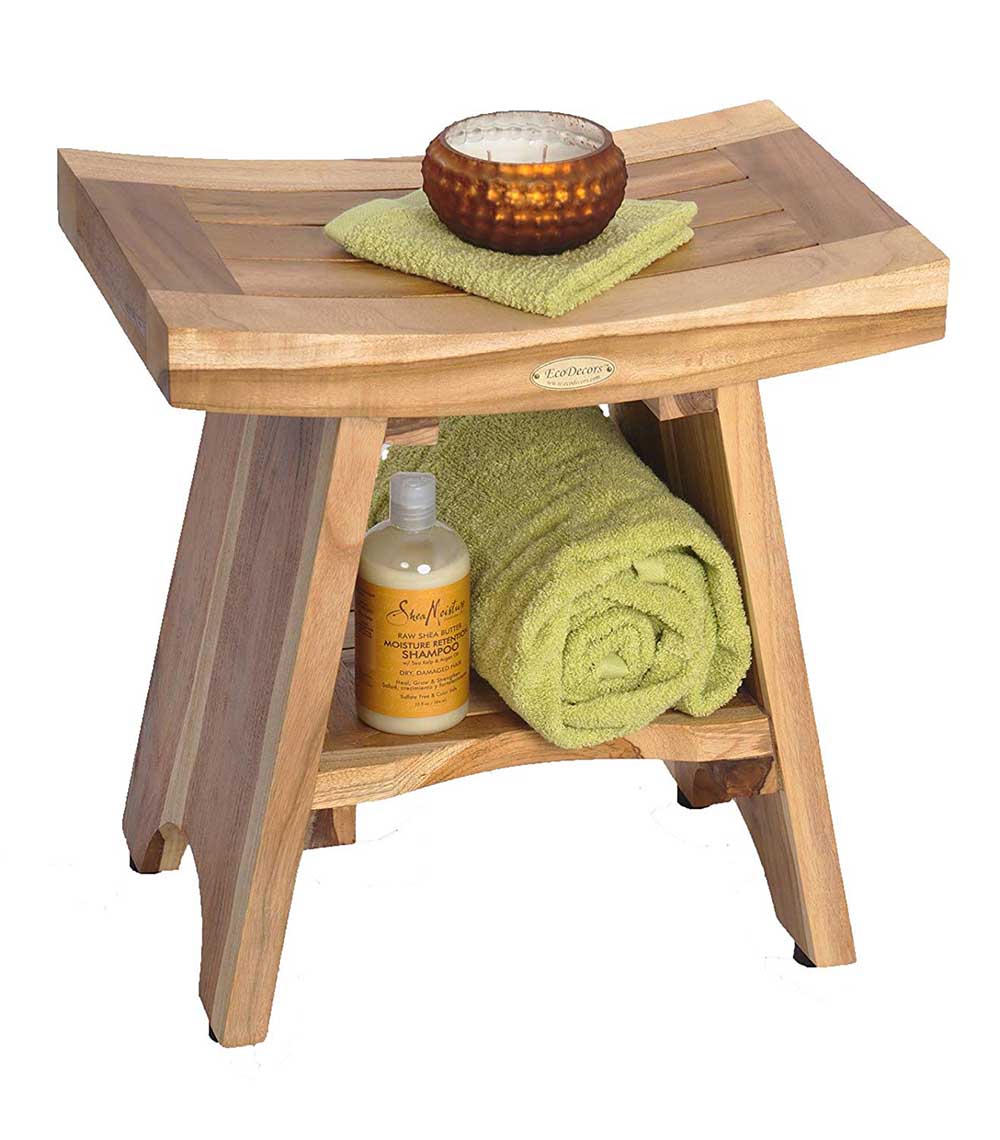 Teak Shower Stool