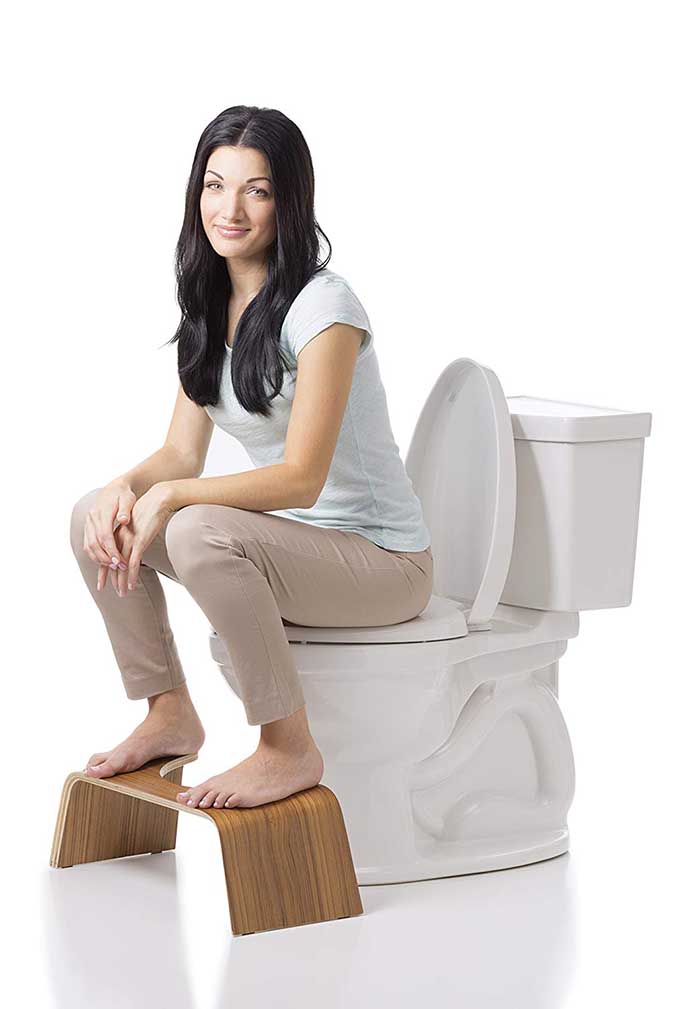 Teak Squatty Potty