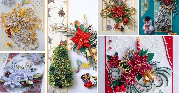 30 Lovely Christmas Paper Quilling Cards
