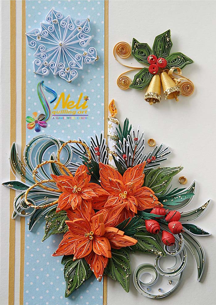 Quilling Christmas Cards #quilling #Christmas #cards #decorhomeideas