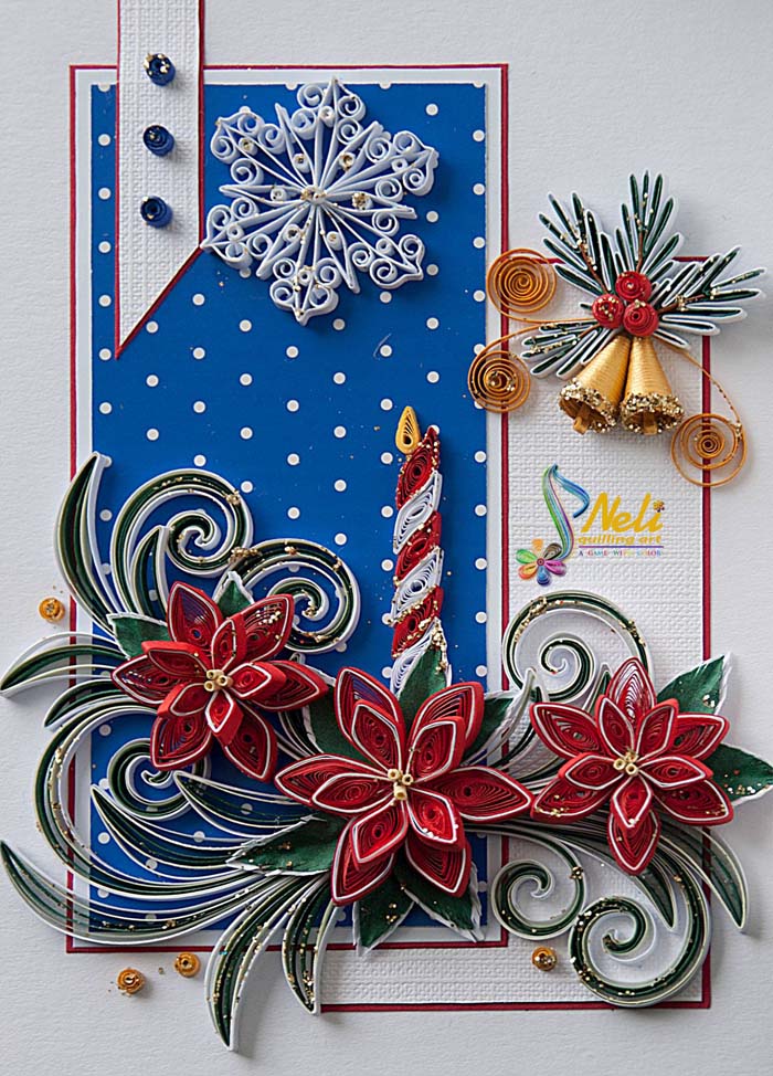 Quilling Christmas Cards #quilling #Christmas #cards #decorhomeideas