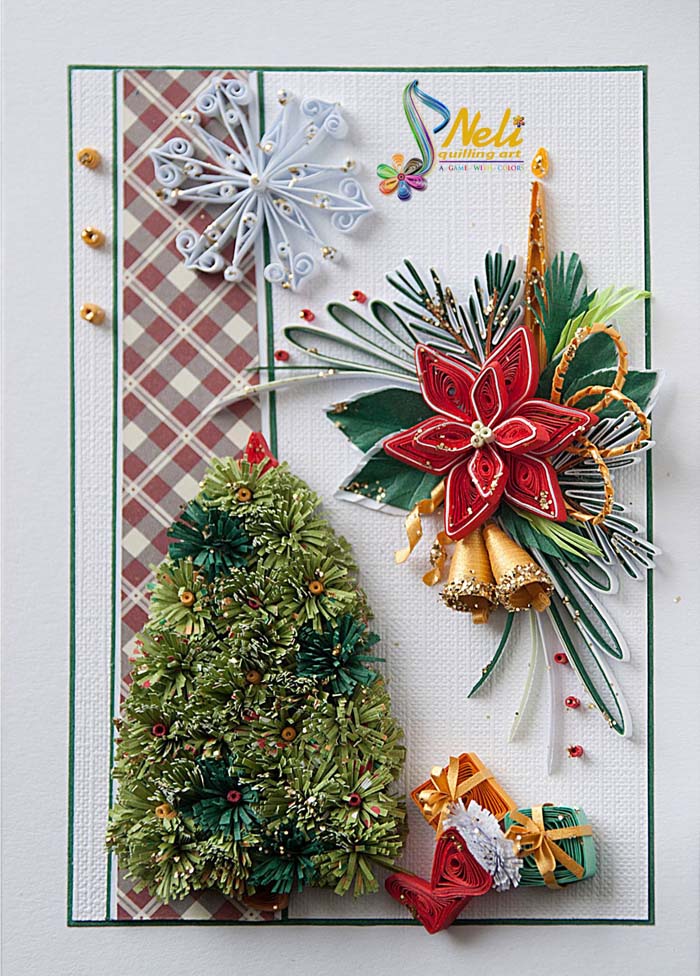 Quilling Christmas Cards #quilling #Christmas #cards #decorhomeideas