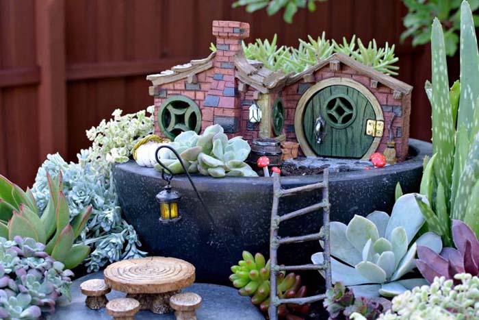 Adorable DIY Fairy Garden Design Idea #fairygarden #diy #decorhomeideas