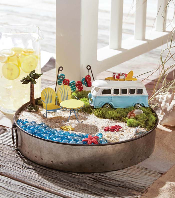 Beach Fairy Garden #fairygarden #diy #decorhomeideas