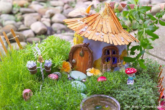 Cute Hut Fairy Garden #fairygarden #diy #decorhomeideas