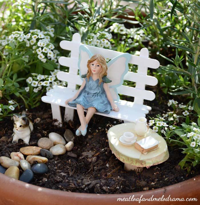 Easy DIY Fairy Garden #fairygarden #diy #decorhomeideas