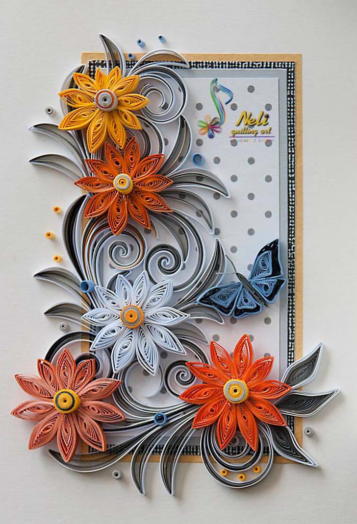 Fall Decor Quilling Cards