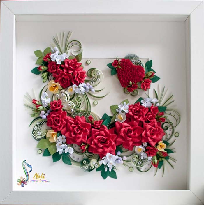 Framed Quilling Cards