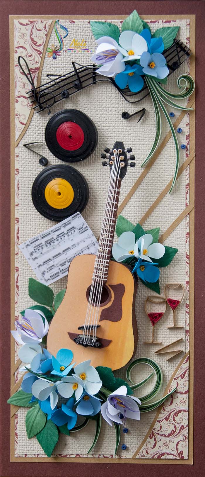 Music Themed Quilling Cards