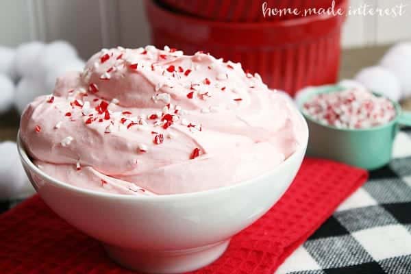 2 Minute Peppermint Fluff Dip