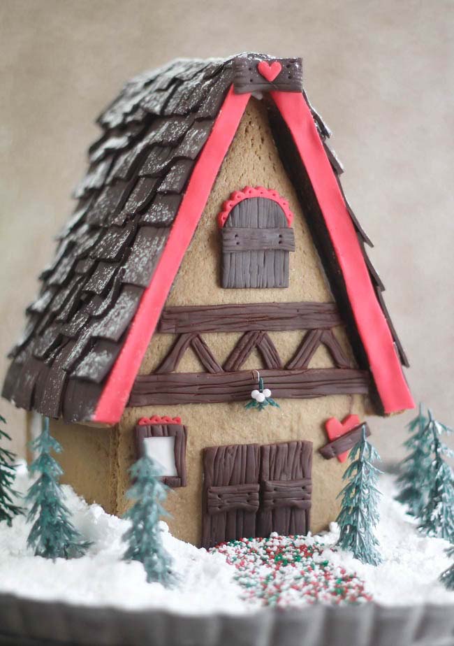 Bavarian Gingerbread House #Christmas #gingerbread #house #decorhomeideas