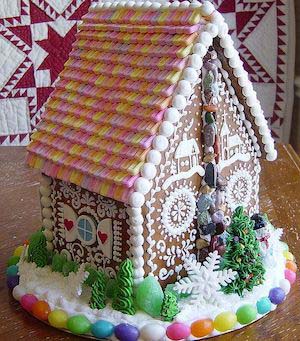 Beautiful Gingerbread House #Christmas #gingerbread #house #decorhomeideas