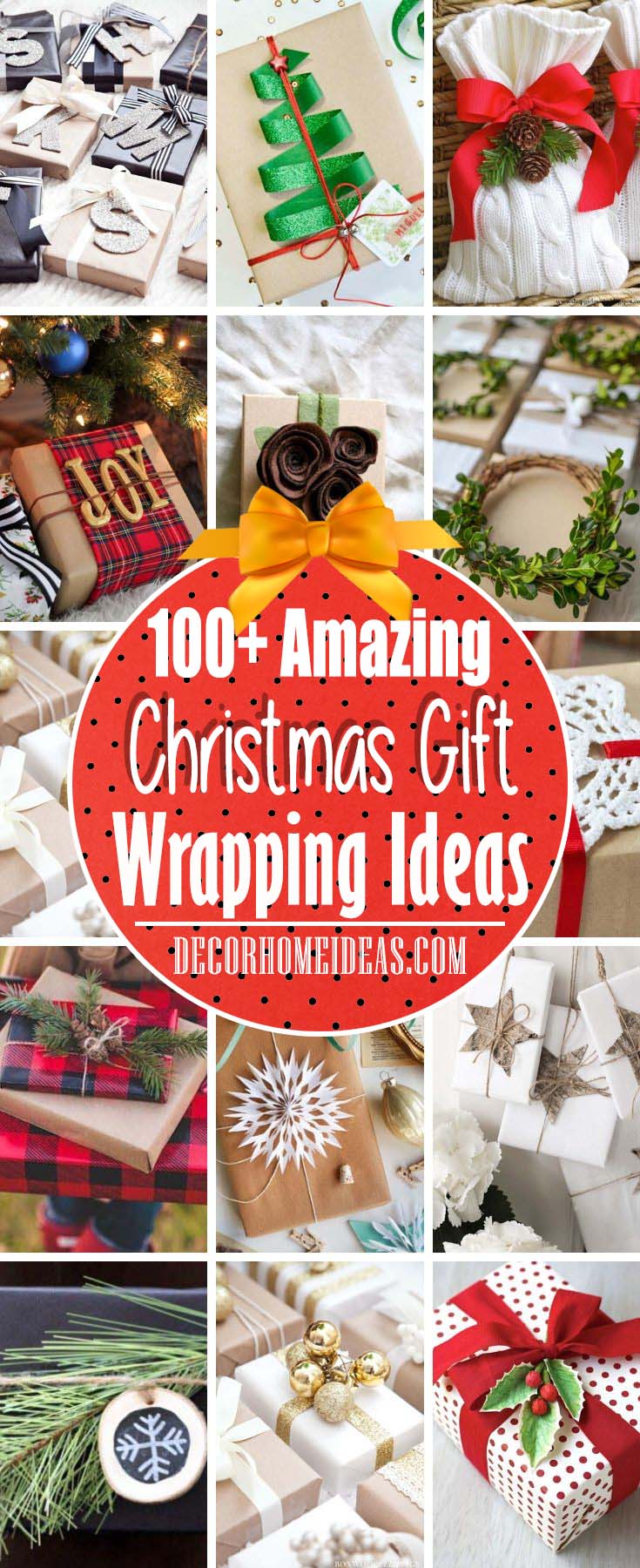 Best Christmas Gift Wrapping Ideas #Christmas #gift #wrapping #decorhomeideas