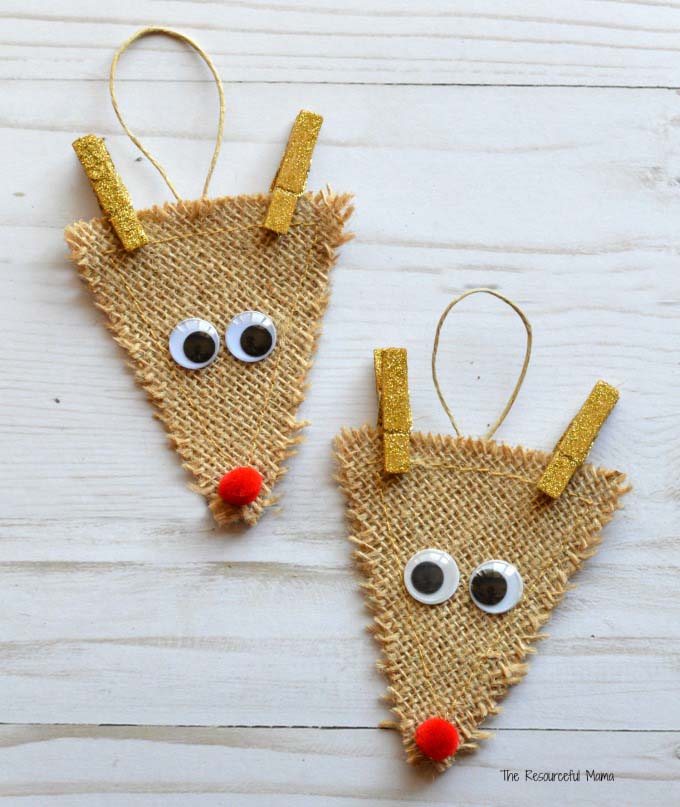 Burlap Reindeer