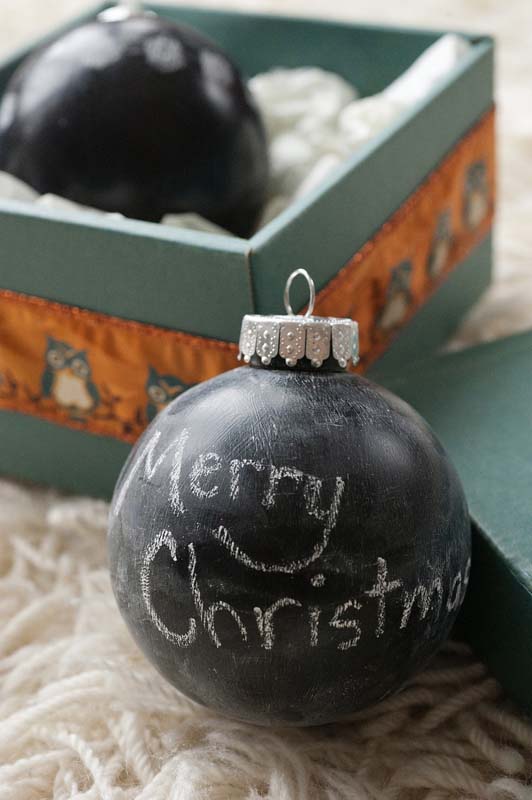 Christmas Chalkboard Ornament