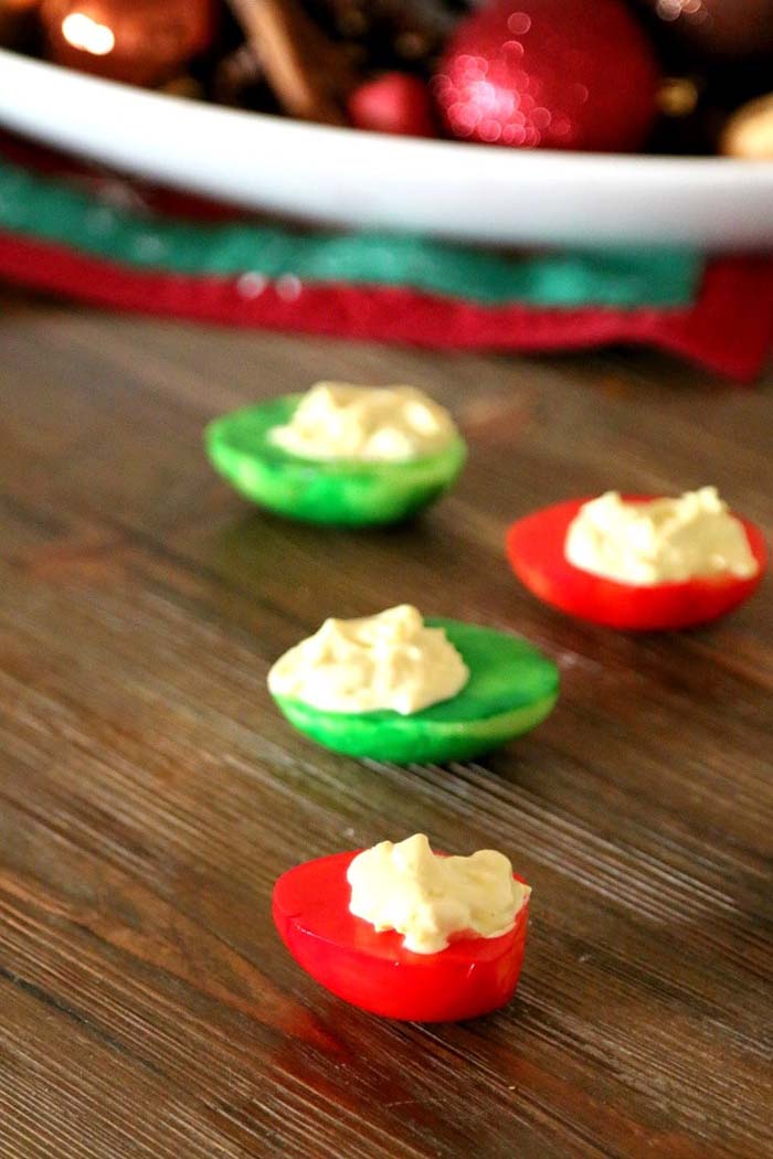 Christmas Deviled Eggs