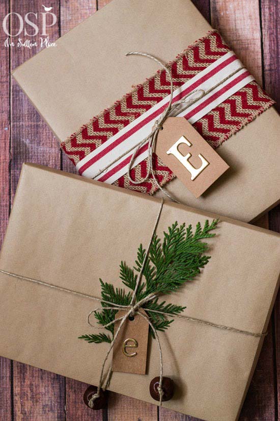 Christmas Gift Wrap Ideas #Christmas #diy #gift #wrapping #decorhomeideas