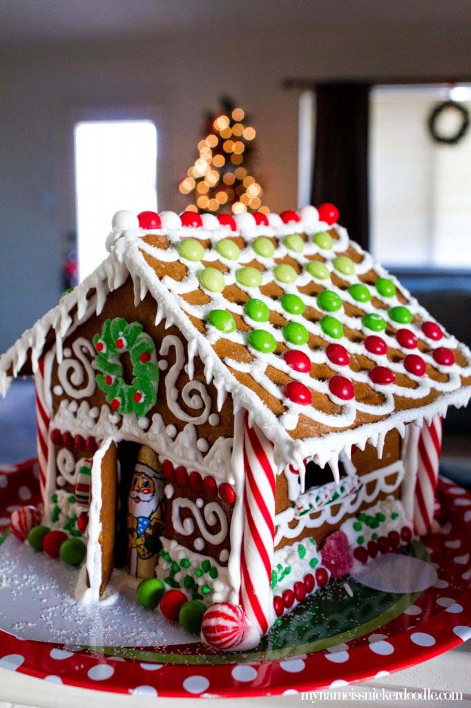 Christmas Gingerbread House DIY #Christmas #gingerbread #house #decorhomeideas