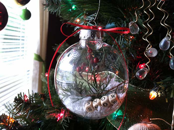 Christmas Ornament Looking Glass