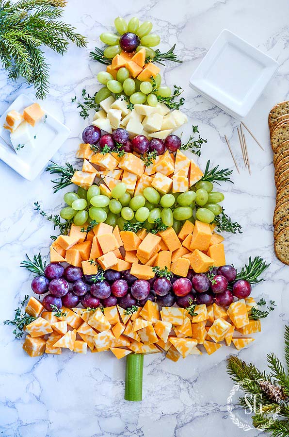 Christmas Tree Cheese Board