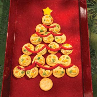 Christmas Tree Cracker Tray