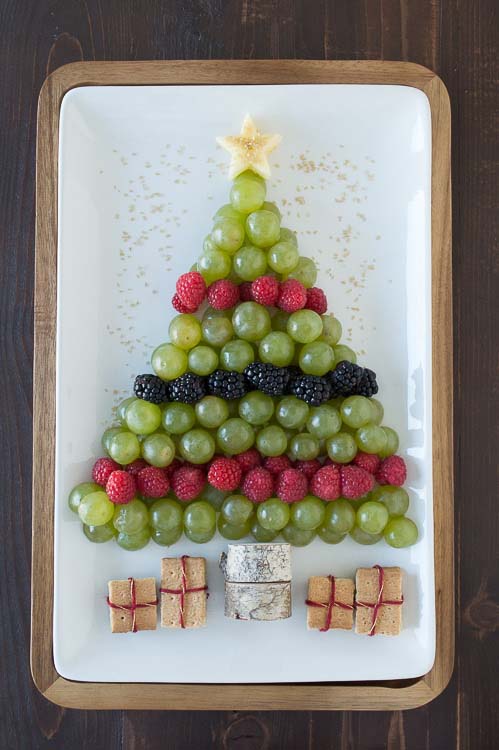 Christmas Tree Fruit Platter