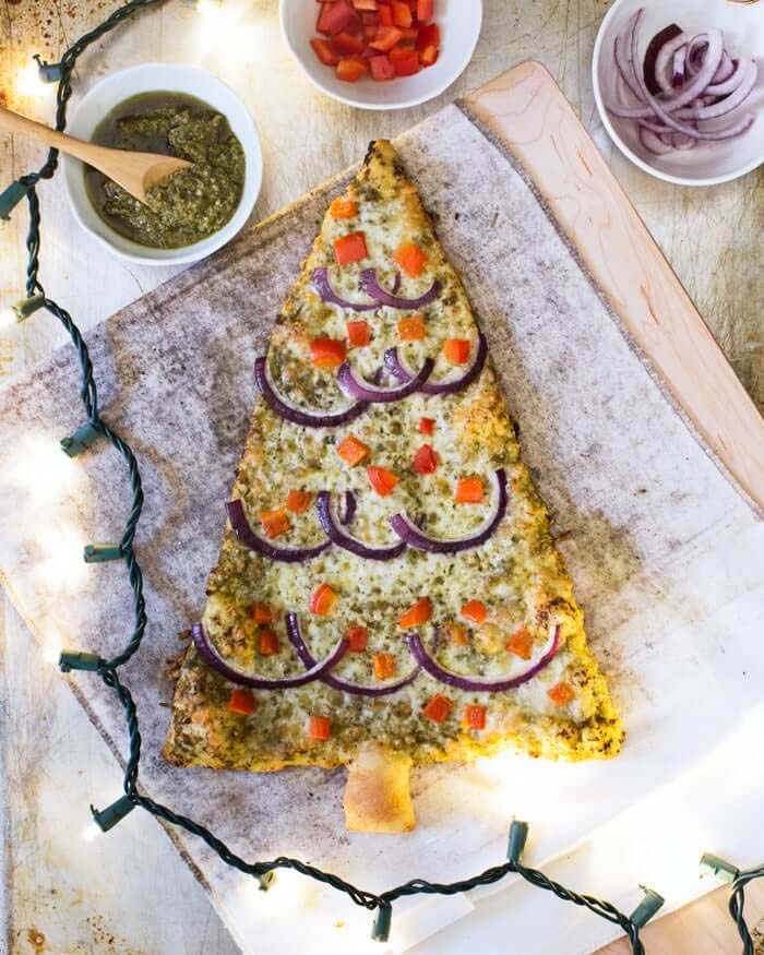 Christmas Tree Pizza