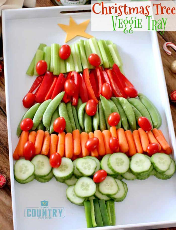 Christmas Tree Veggie Tray