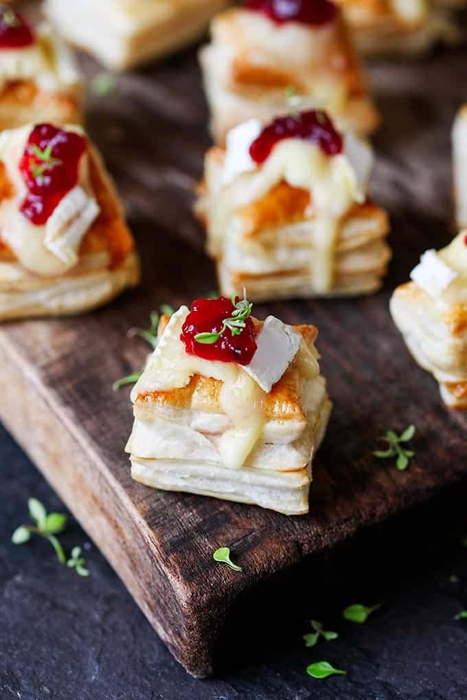 Cranberry and Brie Bites