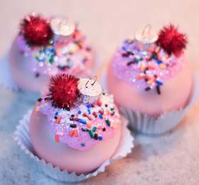 Cupcake Ornaments