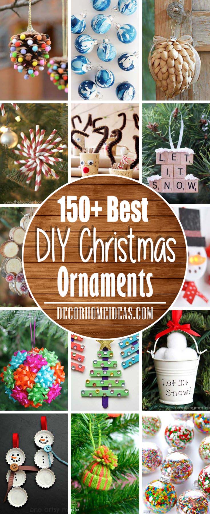 150 Amazing DIY Christmas Ornaments Easy And Fun To Do | Decor Home Ideas