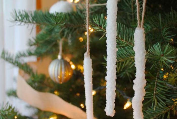 DIY Icicle Ornament