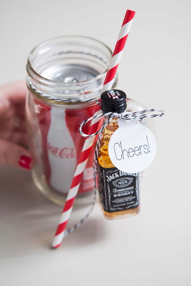 DIY Mason Jar Cocktail Gift #Christmas #diy #stocking #stuffer #decorhomeideas