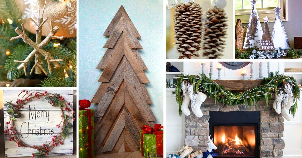 DIY Rustic Christmas Decorations